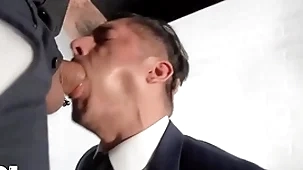 Bo sinn comes to rocky vallarta's office to fix the light but he ends up getting his dick sucked - papi