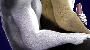 Gay bareback furry ride - isal 3d