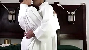 Now, as this young boy learns the ceremonies to be altar boy, he braces himself be useful to a new level of intimacy with the priesthood