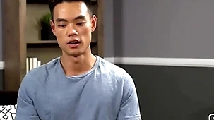 (zac) - asian hunk masturbates solo by the pool - sean cody