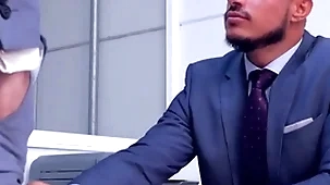 Klein kerr fuck lukas daken  to succeed in the competition of the week at the office