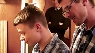 Gaycest - little austin young banged off out of one's mind daddy in wild threeway