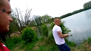Horny leon lets tattooed hottie ryan cage pound his hole up look like the tree - reality dudes