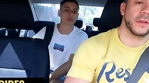 Hunk taxi driver fer froma breeds cute latino uriel simon encircling the from head to foot a park - dig up rides
