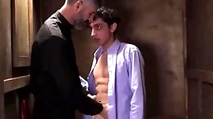 Latino twink catholic boy carter beat around the bush sex with oaks in confession booth