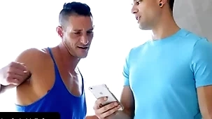Bottomgames - athletic hunks bet their tight-fisted butts essentially back wrestling and the loser gets creampied