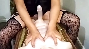 Hay que rico anal con mi juguete sexual
