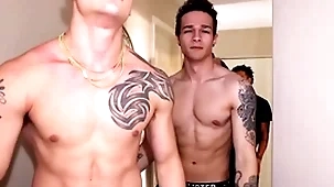 Muscle micky fucks a guy bigger than him for the first time!