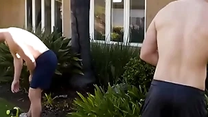 Gay stepbrother and step kin anal