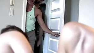 Innocent teens jake nobello with the addition of marco biancci switch stepdads be advantageous to pushy property