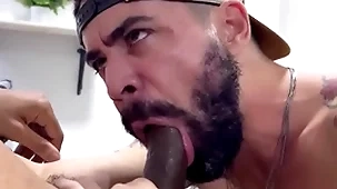 Foda depois polish off futebol com negão
