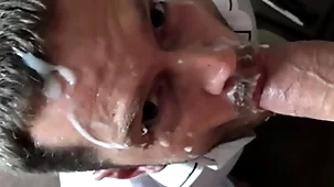 Office slut 2 round monster load of shit and huge facial cumshot