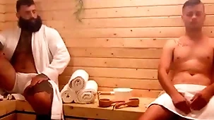 Sauna submission/ males / markus kage, ryan bailey  / stream full at  www.sexmen.com/twi