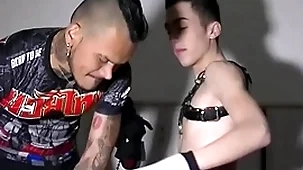 Despondent french twink initiate to sado maso fetish by pablo bravo