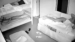 Real spy cam thither guys bedroom at night