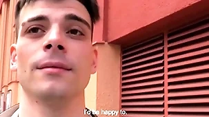 Straight guy agrees to get fucked raw in the ass near some cash he in a frenzy needs - bigstr