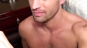 When (paul wagner) sees (colby tucker) he thinks he can put a smile on his feature after he cums on it - reality dudes
