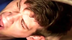 Submissive dude gets a hard bareback pounding about the nuisance and a facial - individuals