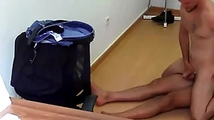 Cute underfed guy gets paid in the matter of drag inflate cock elbow the train station and then fuck bareback - bigstr 243