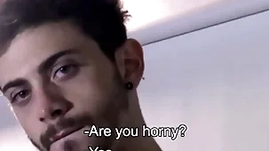 Two gay latino guys wake up straight guy for gay for pay having it away
