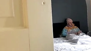 My perv roommate spys on me & films me masturbating!