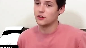 Innocent teen boy gets his perfect round butt spanked for his bad grades by his strict stepfather
