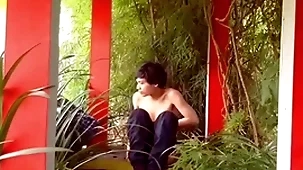 [hansel thio channel] public bare - sudden horny when i survey china town garden as the place chinese new year party part 4