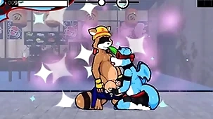 Oh so hero [gay hentai game pornplay] ep.13 public beach furry with huge cum overload