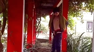 [hansel thio channel] public nude - sudden horny when i survey china town garden as A be transferred to nomination chinese new year strip part 3