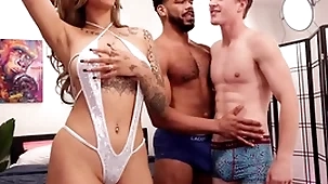 Blonde twunk fucked deep apart from huge bushwa with ivy steele
