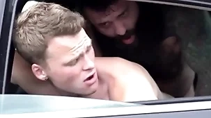 Step daddy fucks his young stepson nearly the car - markus kage and brent north