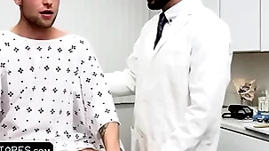 Handsome young guy trent marx wants to increase his prurience and the doctor knows exactly how to do it