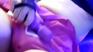 Sissy femboy cums while caged in chastity
