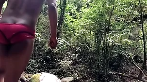 We went to the forest and bathed in the tributary occasionally we fucked