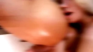Lara de santis - pegging fisting foot in ass vegetables anal stick in dap and swallow