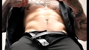 Stroking my massive cock and talking cruel before shooting a huge load