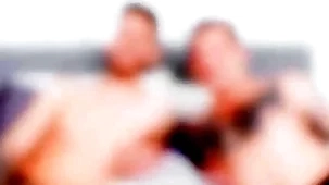 Skinny jockstrap bottom fucked by inked top after casting