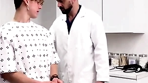 Straight boy fucked away from doctor during routine visit - felix fox, marco napoli