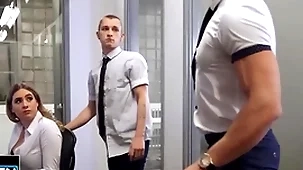 Theo brady wants to view with horror alone with alex mecum & pours coffee her high horse co-worker's chest to leave the room - men
