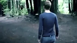 Young dude caught by vampire ends not far from analfucking him rough