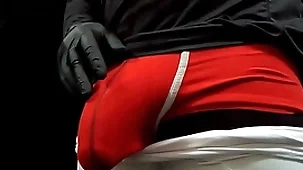 Big white cock male stripper cock stroking effectively dick pov for cumshot close up