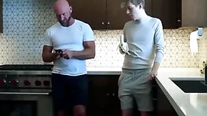 Young gay boy is in love with his step daddy