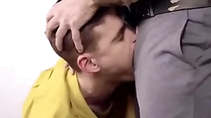 Hot twink dominated by his step father