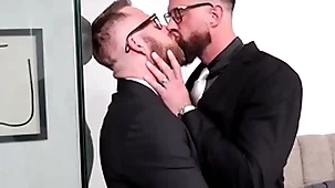 Nastydaddy suited alpha wolfe breeds joel android in office