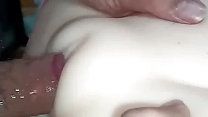 Beautiful hairless pussy fucked coupled with fucked close-up