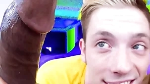 His first big black cock