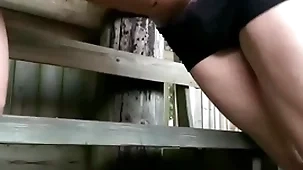 Boy having fun outdoors