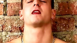 Students lincoln gates and luke desmond anal breed and cum