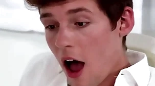 Young gay licked and fucked overwrought mormon sacristan