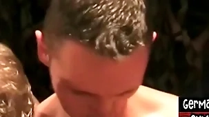 Euro studs getting bjs increased by drilling bottom in gangbang